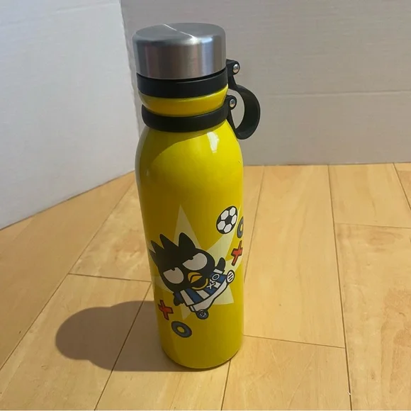 New Sanrio badtz maru yellow stainless steel bottle - Picture 1 of 4
